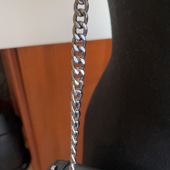 Michael Kors Black with silver accents Whitney bag. Only used one time. - Picture 4 of 9